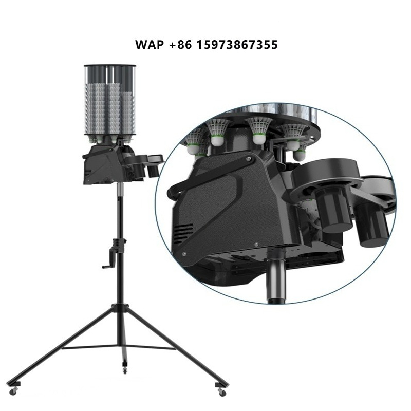 Feeder Machine Badminton - آلة كرة الريشة الطائرة الاحترافية الأوتوماتيكية