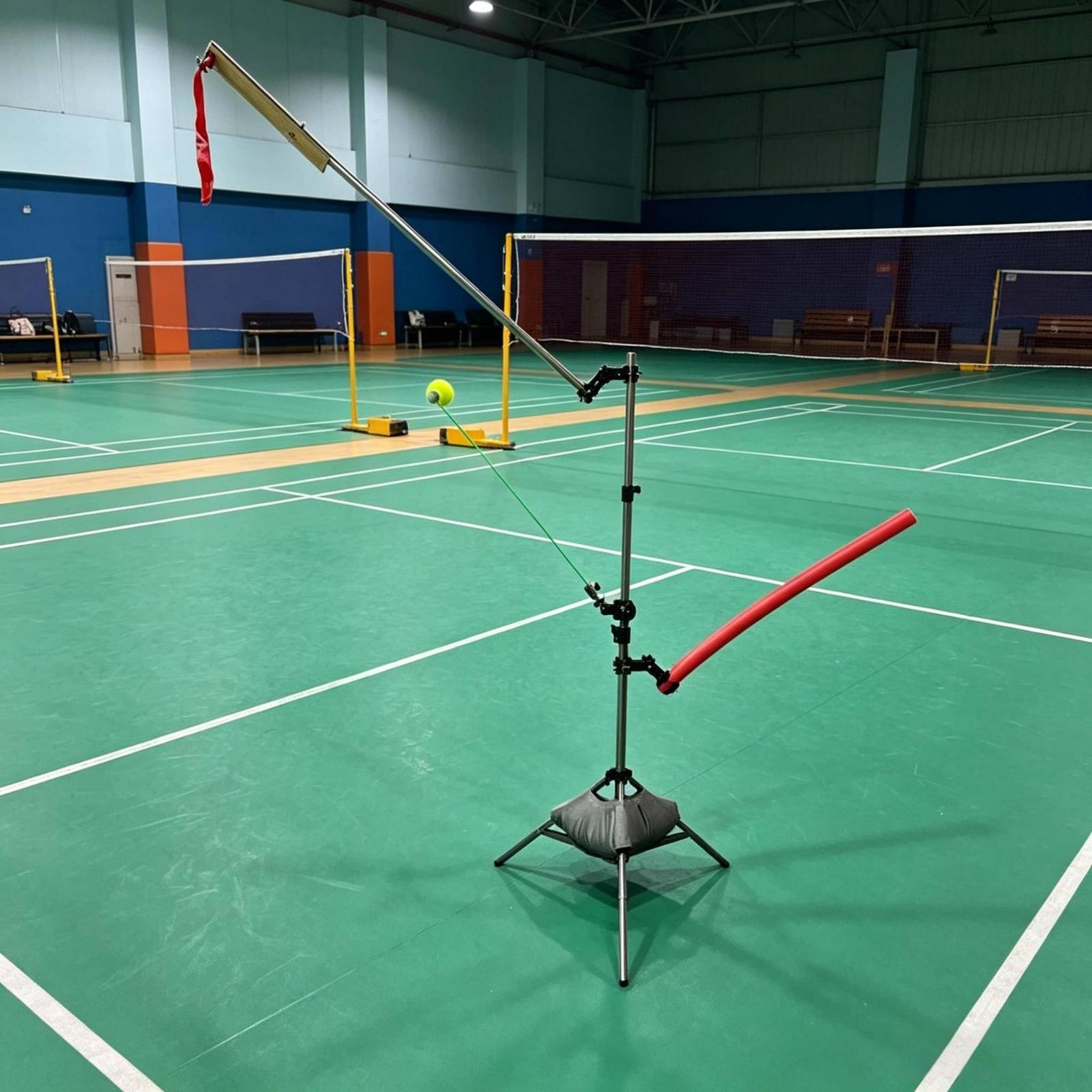 آلة تدريب الريشة الطائرة المصن - مراجعة Feeder Machine Badminton وسعره