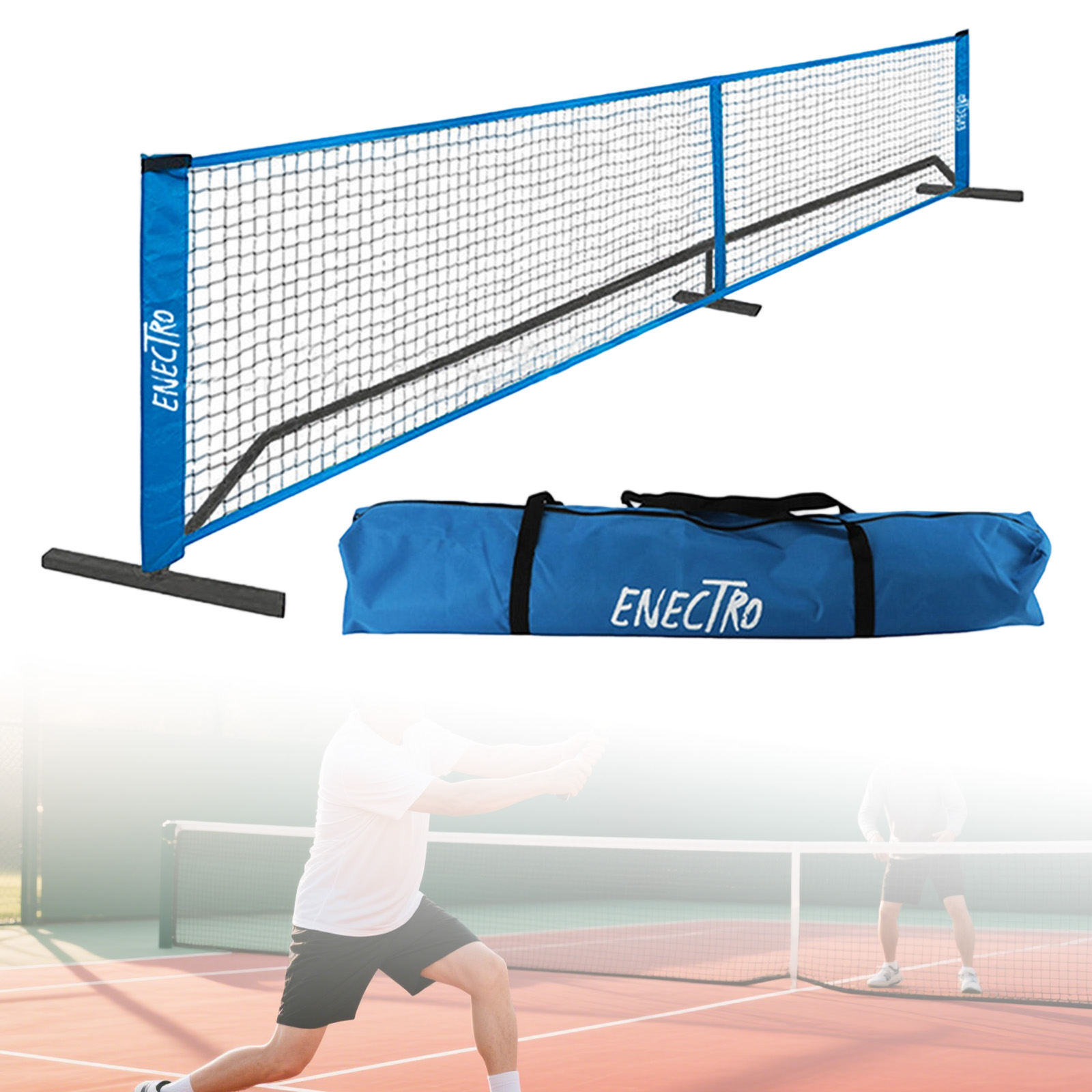 شبكة كرة المخلل المحمولة 6.7 م - مراجعة Badminton Rank وسعره